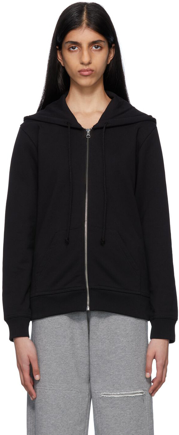

Черный худи с логотипом MM6 Maison Margiela