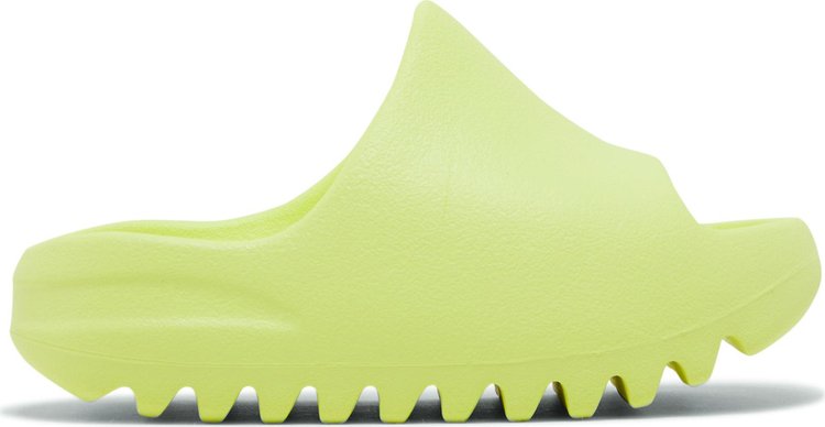 Сандалии Adidas Yeezy Slide Kids 'Glow Green' 2022, зеленый