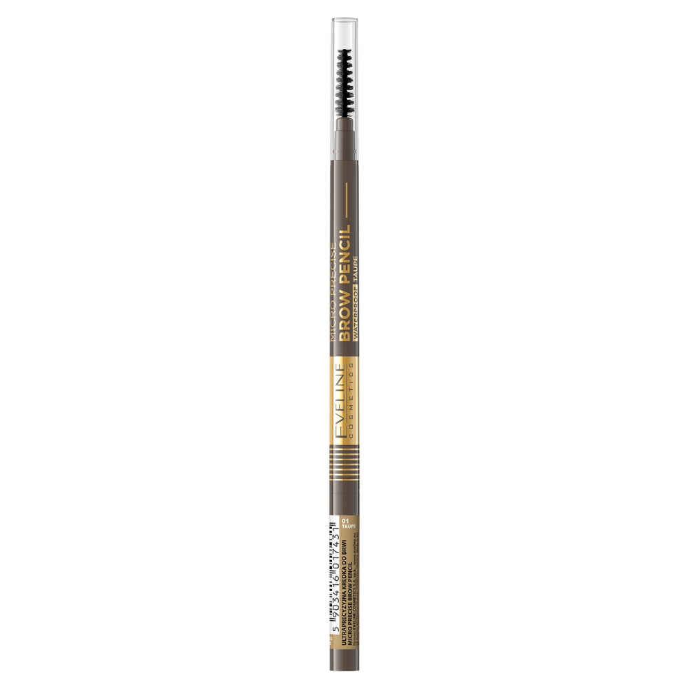 Eveline Cosmetics Micro Precise Brow Pencil Сверхточный карандаш для бровей 01 Taupe eveline cosmetics карандаш для бровей micro precise brow pencil оттенок темно коричневый