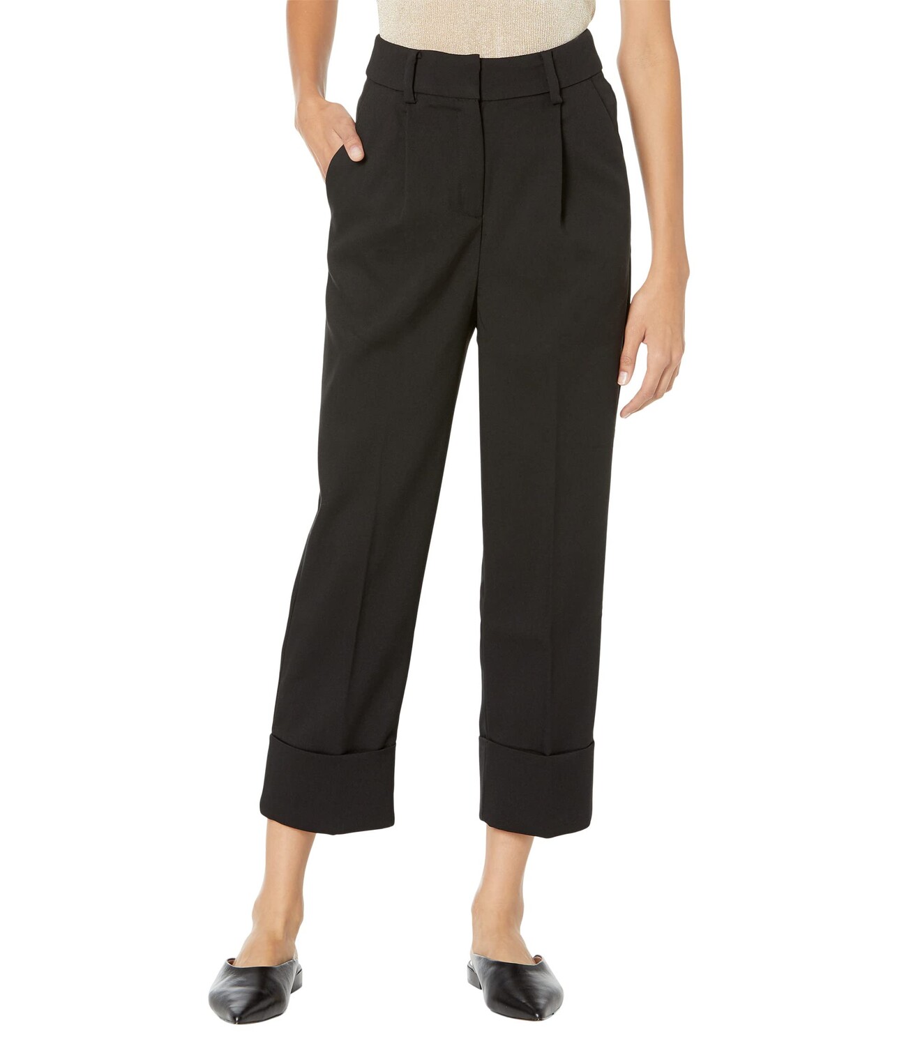 

Брюки MANGO, Lisboa Trousers, Черный