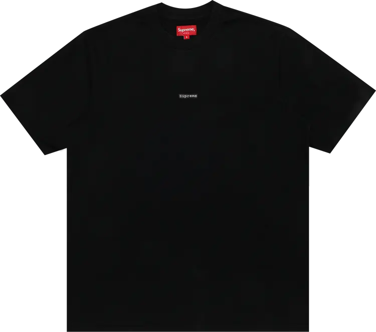 Футболка Supreme Typewriter Short-Sleeve Top 'Black', черный футболка supreme bones short sleeve top black черный