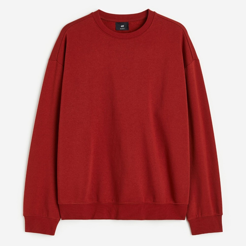 

Свитшот H&M Relaxed Fit, темно-оранжевый