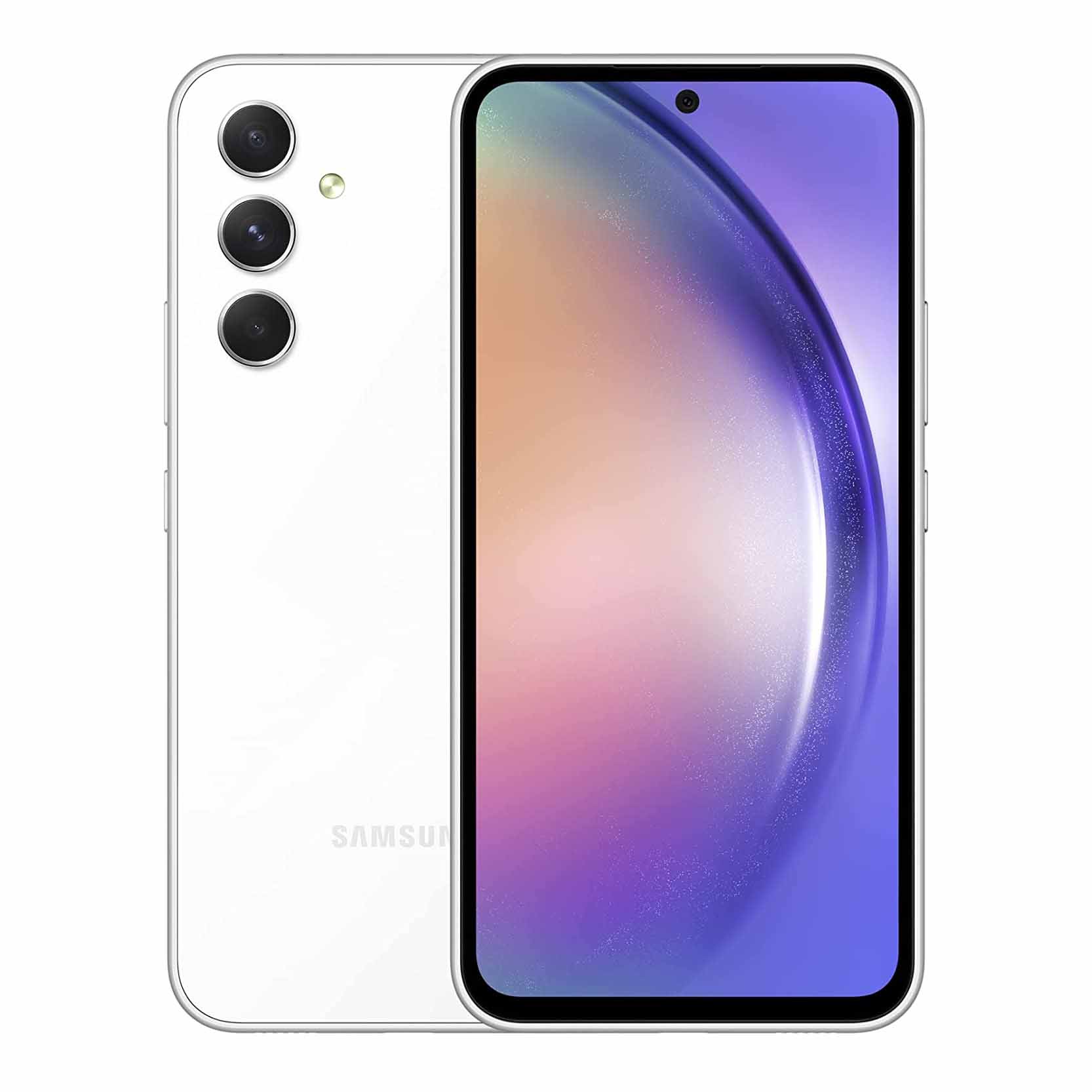Смартфон Samsung Galaxy A54 5G, 8Гб/128Гб, 2 Nano-SIM, белый смартфон samsung galaxy a34 5g 8гб 128гб 2 nano sim серебристый