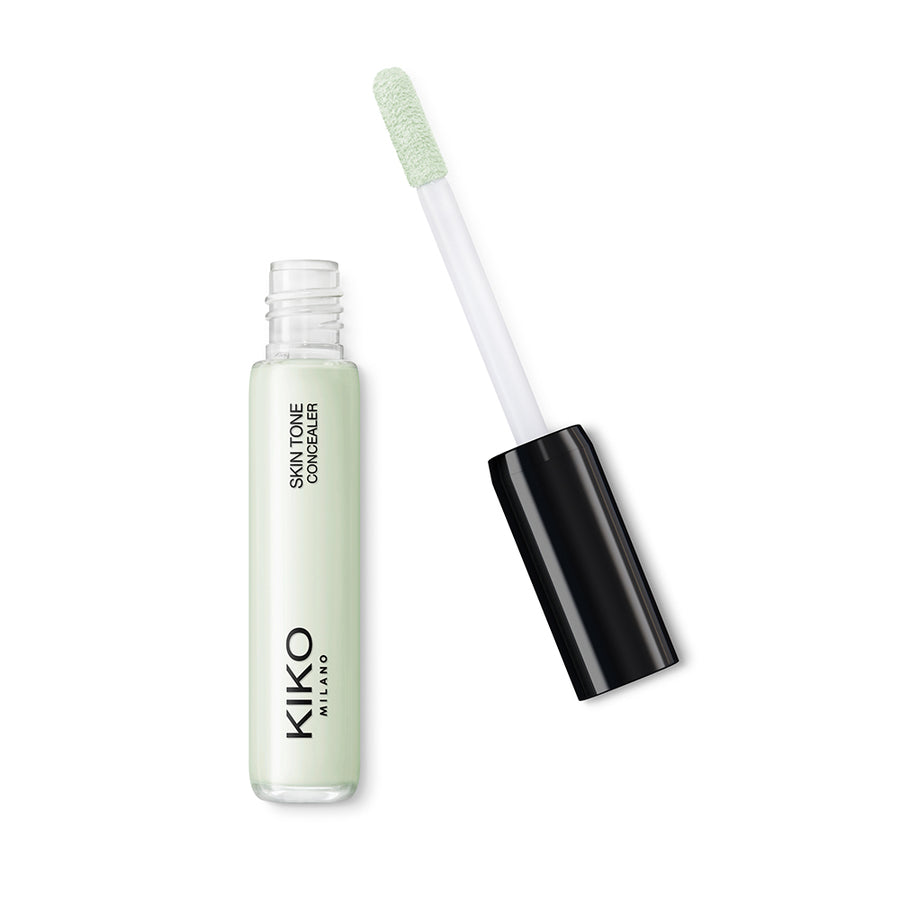 цена KIKO Milano Skin Tone Concealer Разглаживающий жидкий корректор для естественного результата 01 Зеленый 3,5 мл