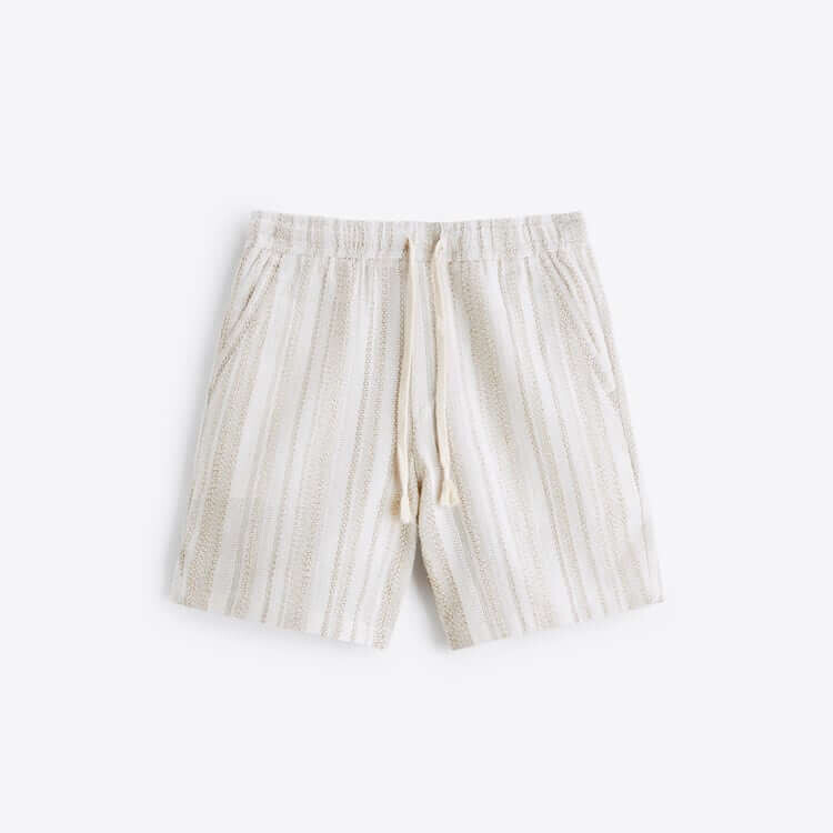 

Шорты Zara Rustic Cotton Bermuda, светло-бежевый