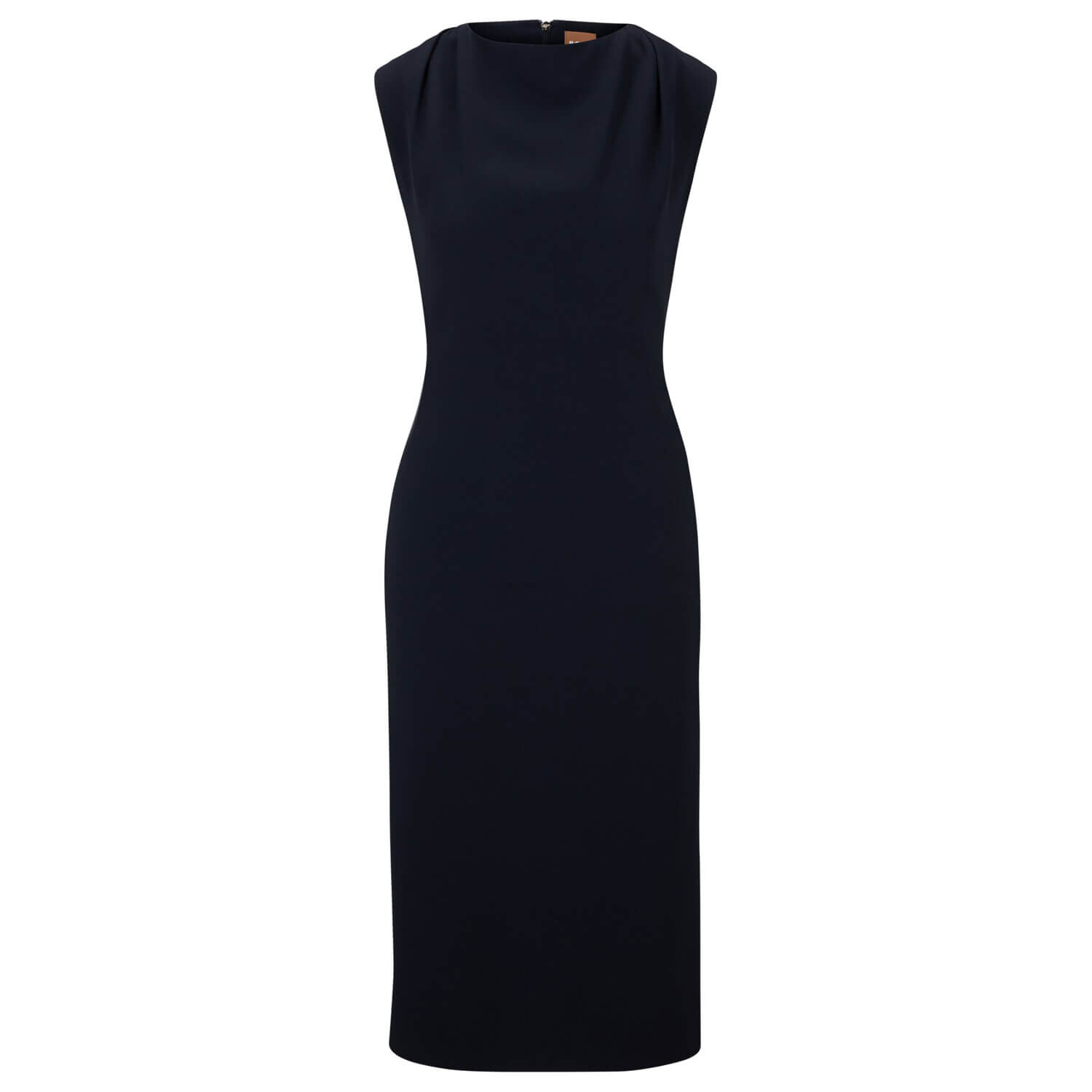 

Платье Boss Slim-Fit Business With Feature Neckline, темно-синий