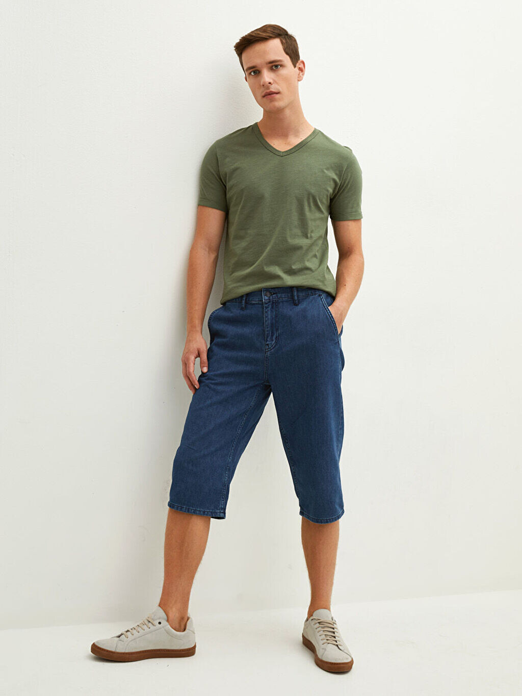 

Мужские джинсовые шорты-бермуды стандартной посадки LCW Jeans