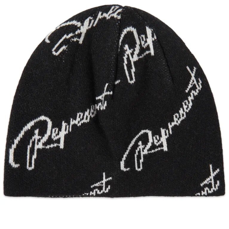 

Шапка Represent Represent Jaquard, черный
