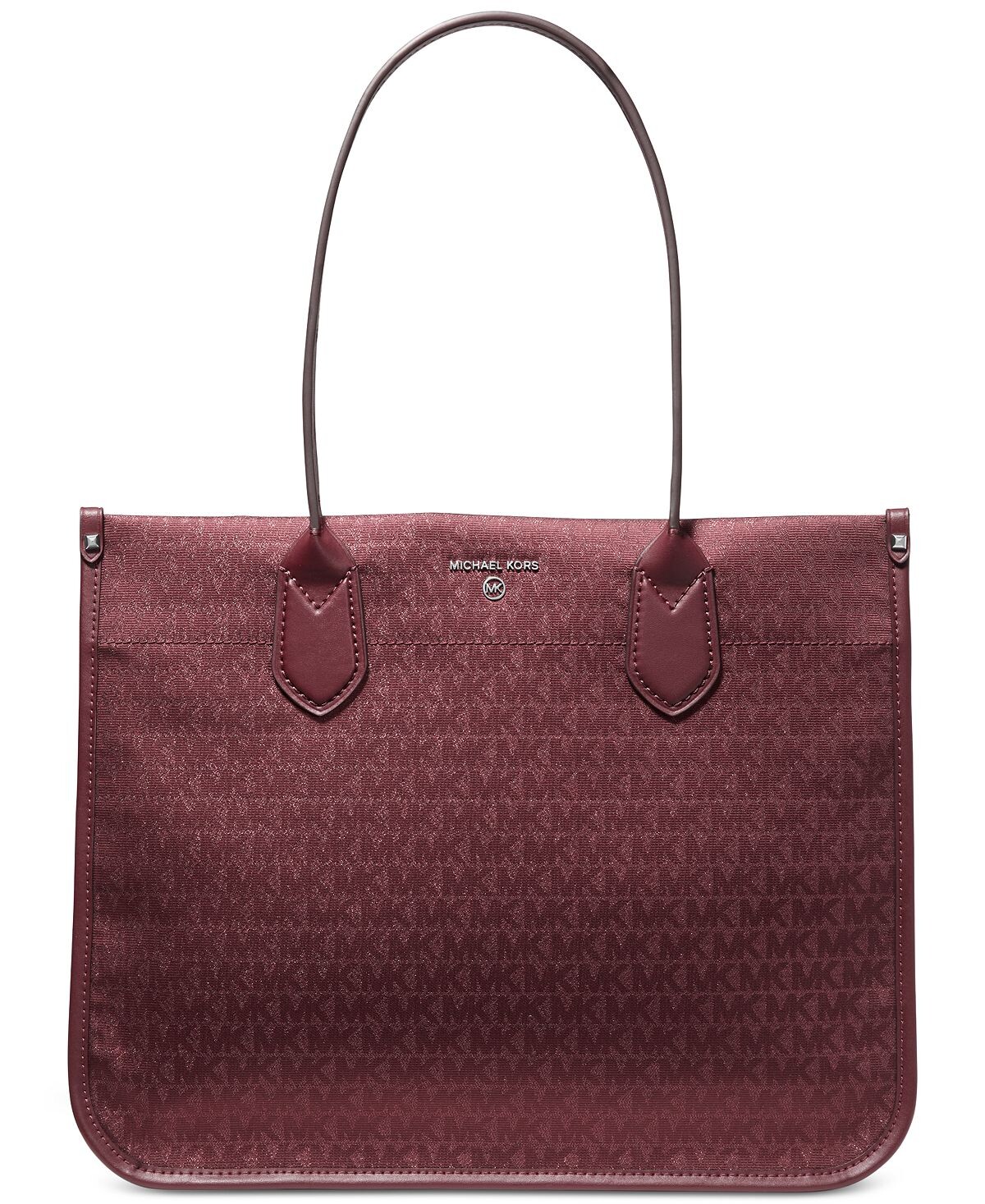 

Большая объемная сумка с короткими ручками signature heidi Michael Kors