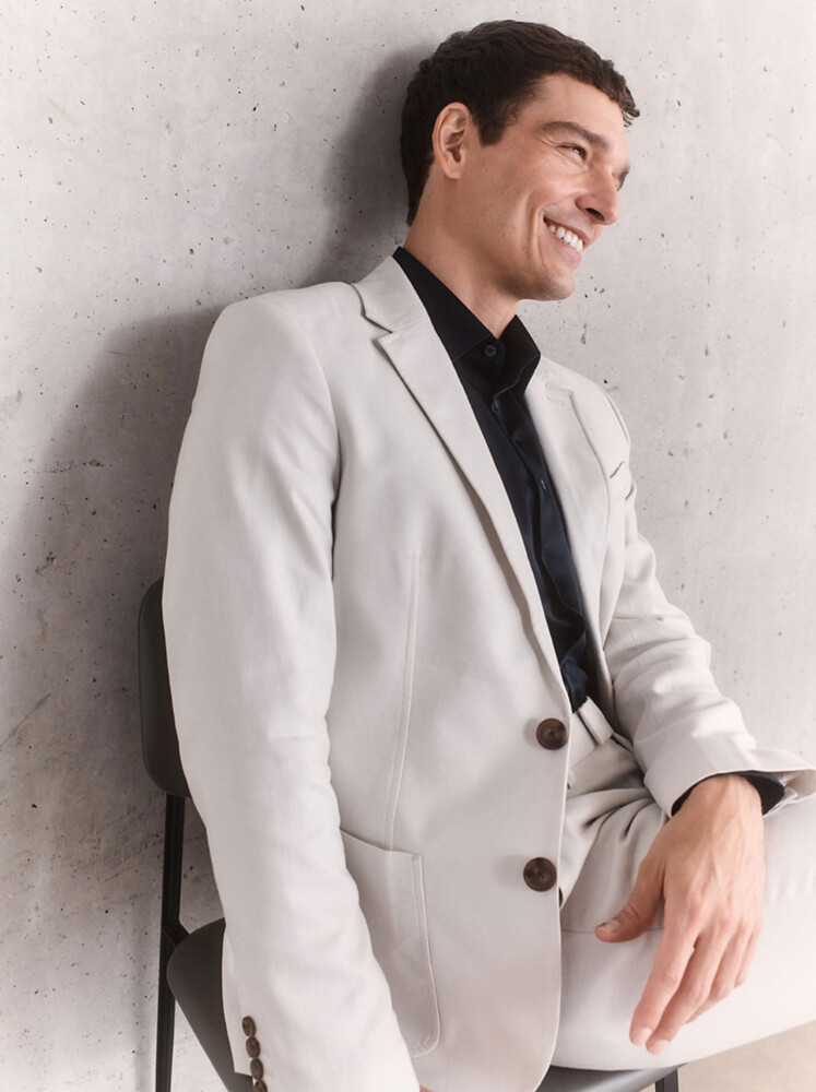 

Пиджак из смесовой льняной ткани Stone Co-ord George.
