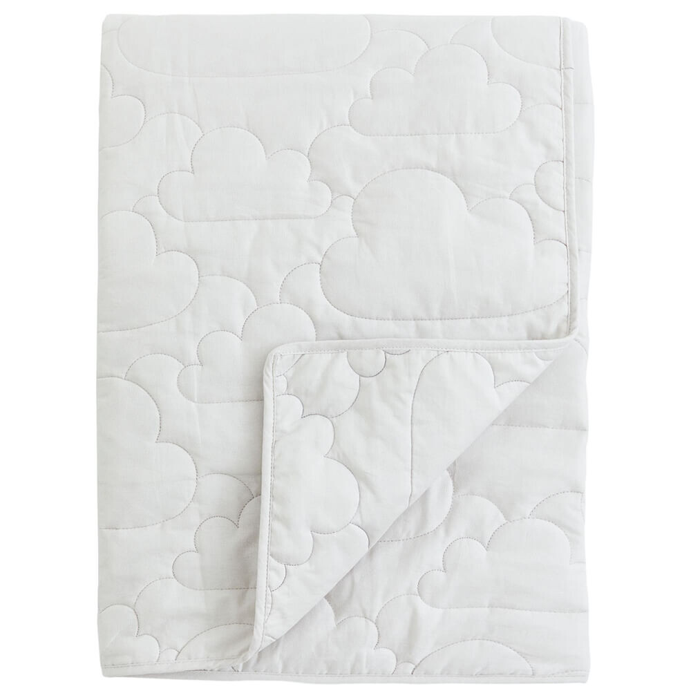 

Детское одеяло H&M Home Quilted, светло-серый