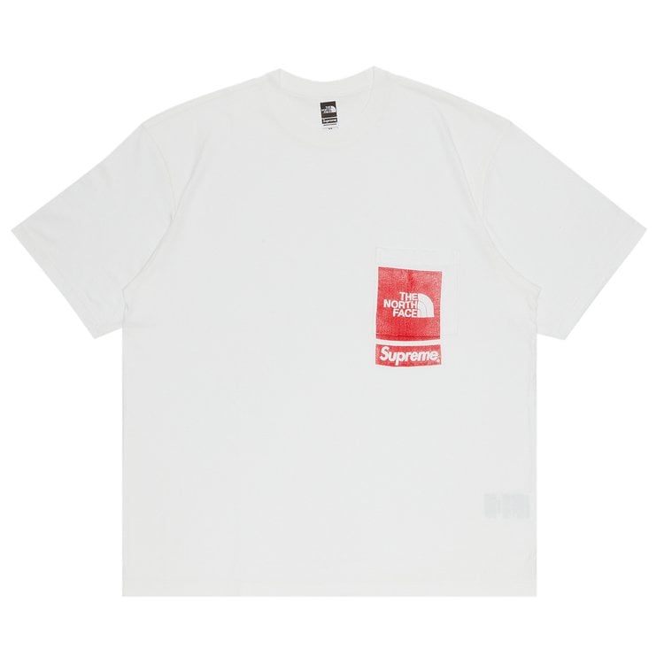 T shirt supreme north on sale face