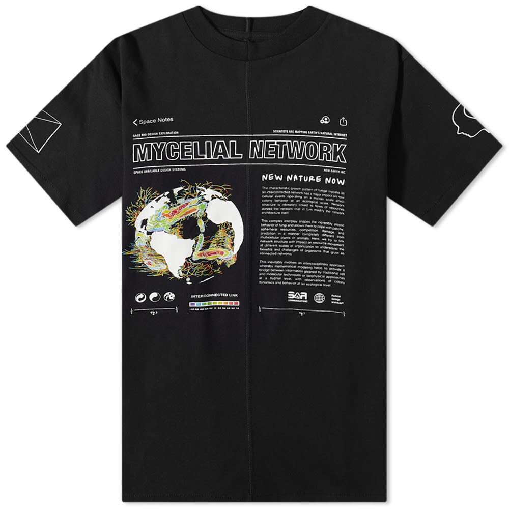

Футболка Space Available Upcycled Mecelial Network Tee, Серый