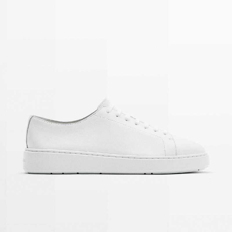 

Кроссовки Massimo Dutti Soft Nappa, белый