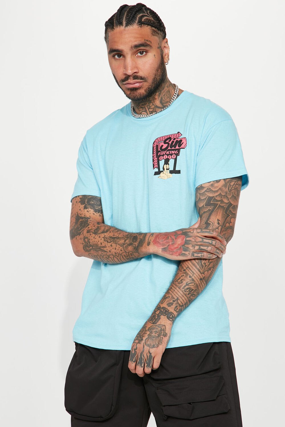 

Футболка Fashion Nova JJTEE042, синий