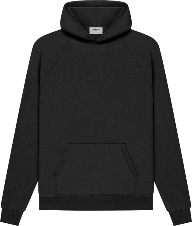 Худи Fear of God Essentials Pull-Over Hoodie 'Black', черный - фото