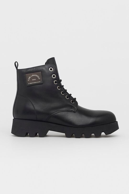 

Кожаные ботильоны KL41151.Черный.Lthr Karl Lagerfeld, черный