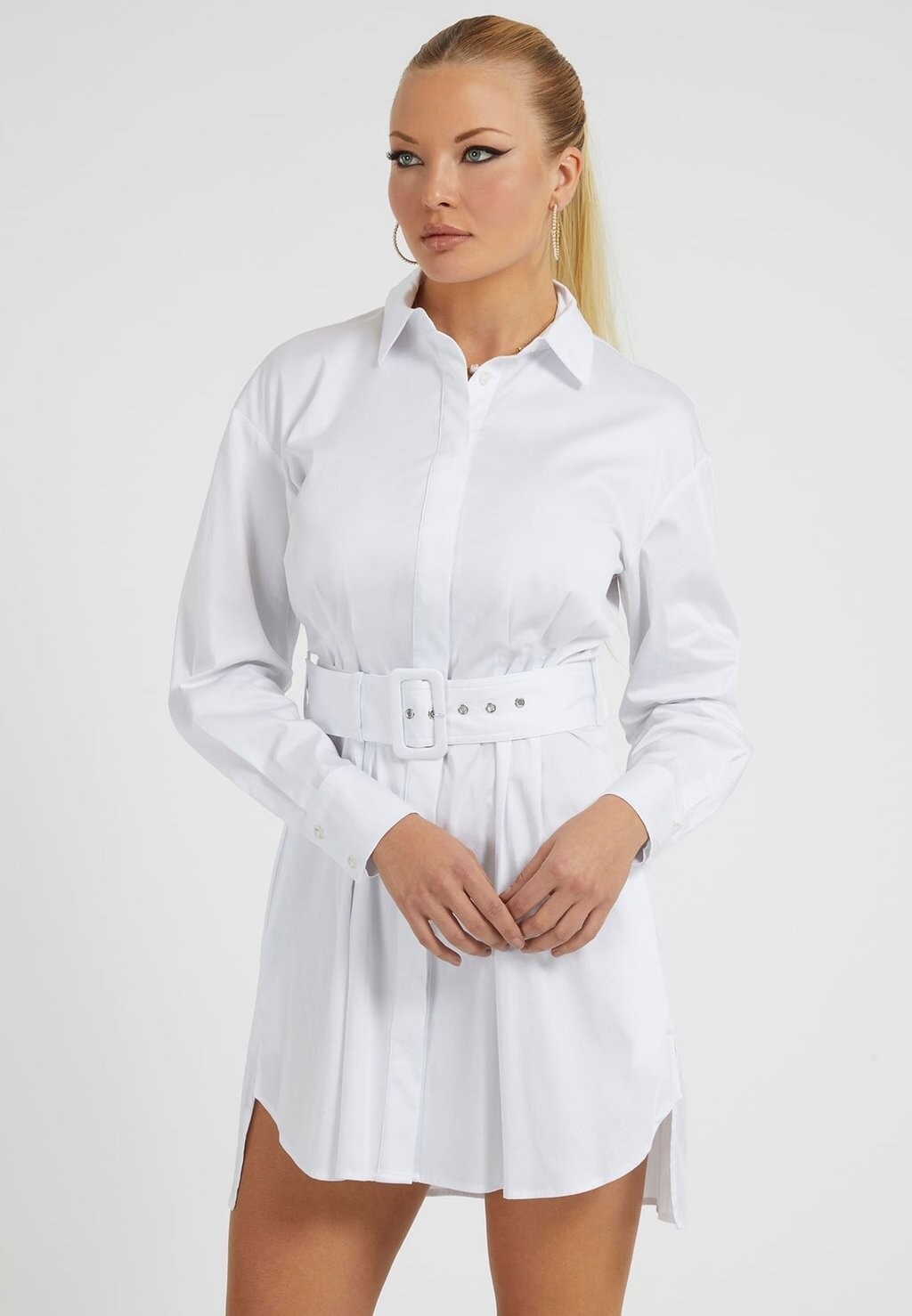 

Платье-рубашка Guess, белый