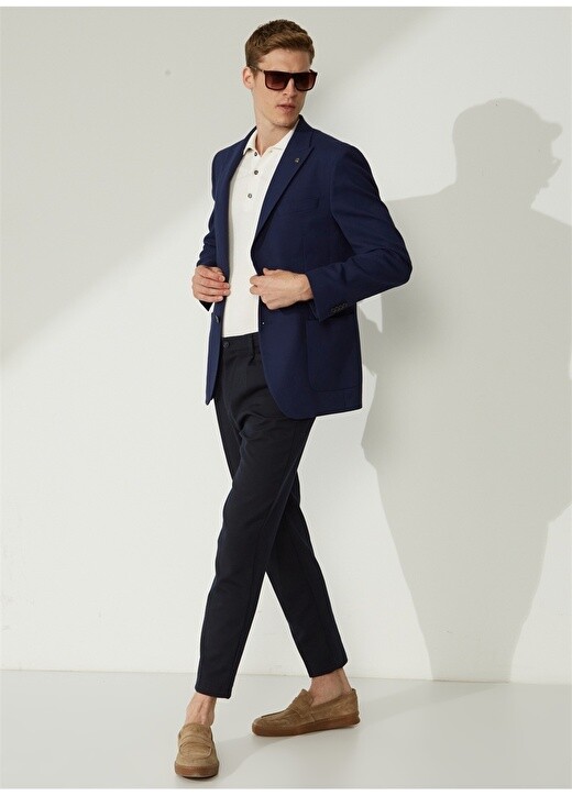 

Мужская куртка Slim Fit темно-синего цвета Brooks Brothers, Синий
