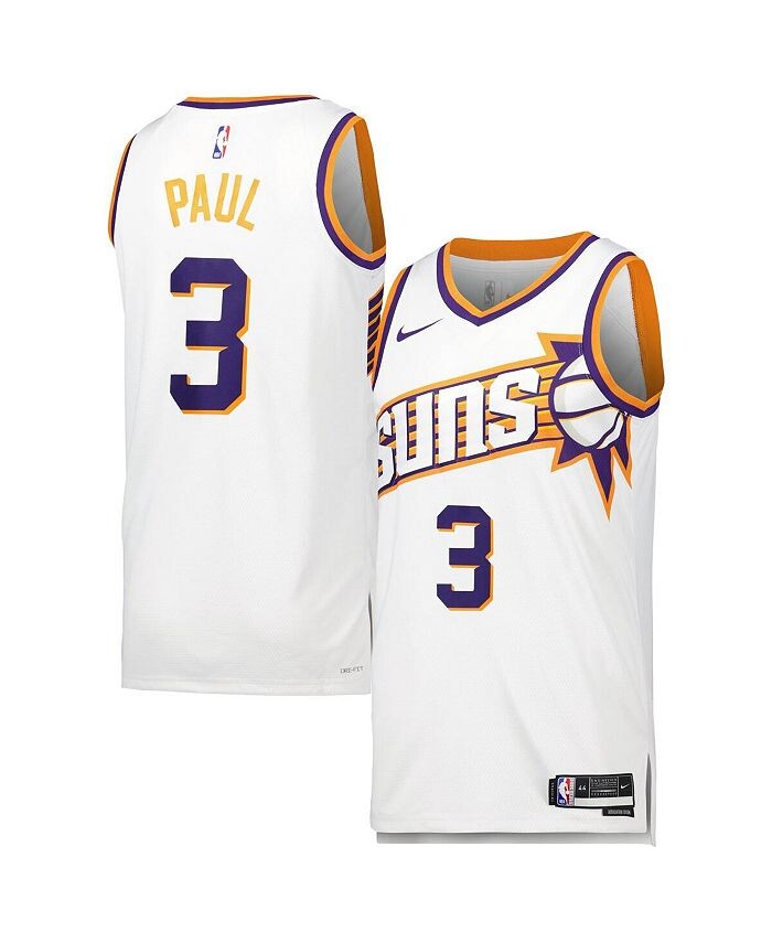 

Мужская и женская майка Криса Пола Уайта Phoenix Suns Swingman — Association Edition Nike, белый