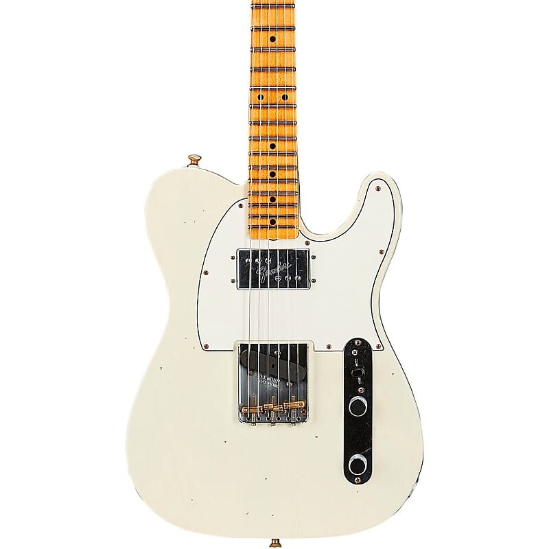 Электрогитара Fender Custom Shop Postmodern Telecaster Journeyman Relic Electric Guitar Aged India Ivory электрогитара fender custom shop jimmy page signature telecaster journeyman relic white blonde