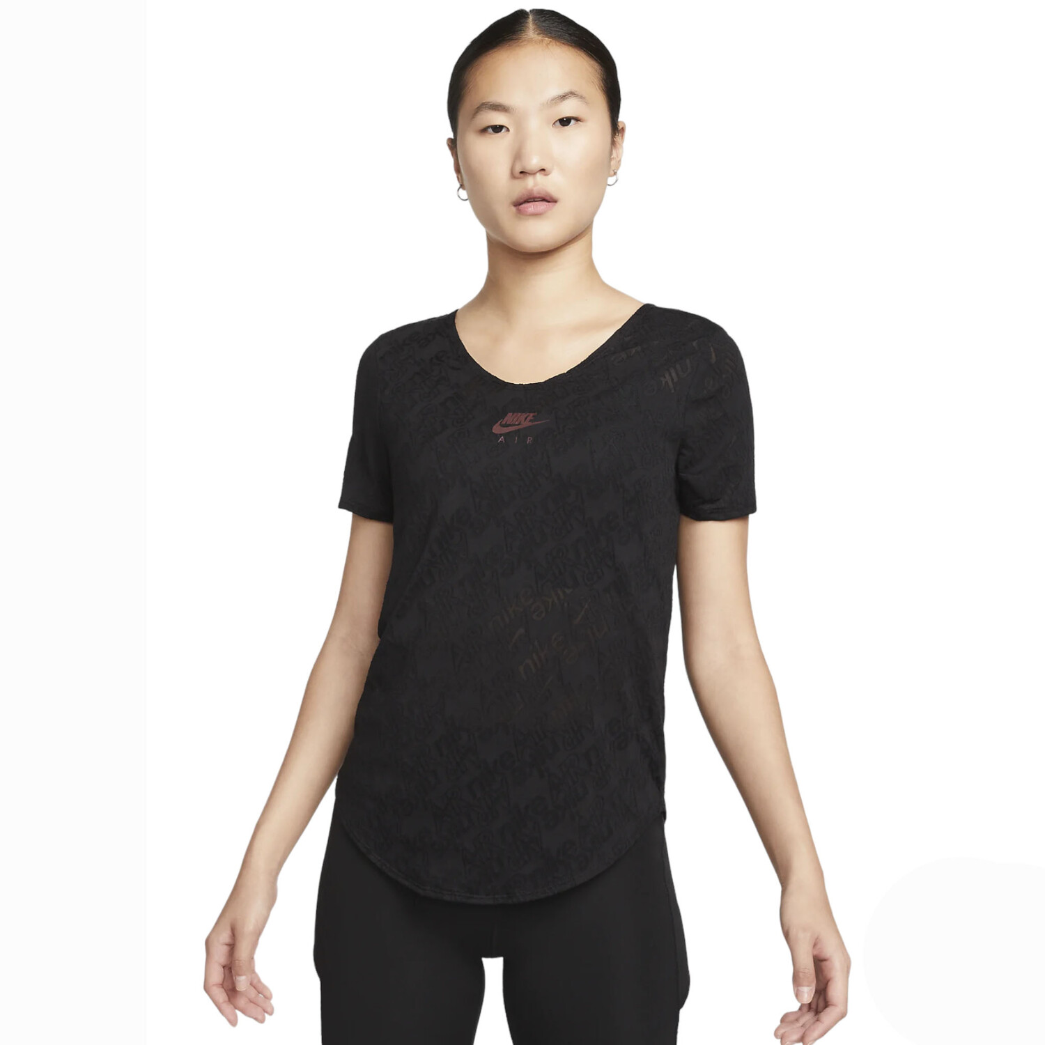 

Футболка Nike Air Dri-FIT Short-Sleeve Running, черный