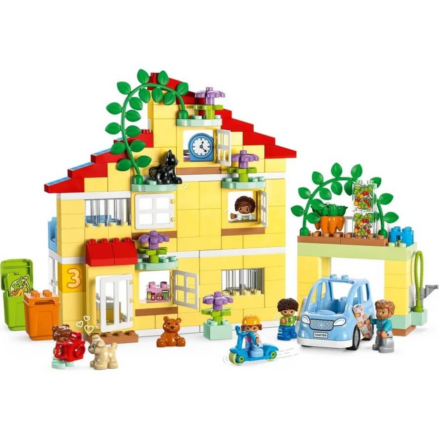 Конструктор LEGO Duplo 3-in-1 Семейный дом 10994, 218 деталей