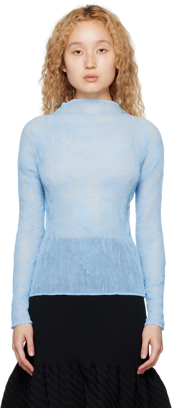 

Синяя водолазка Twist 1 Issey Miyake