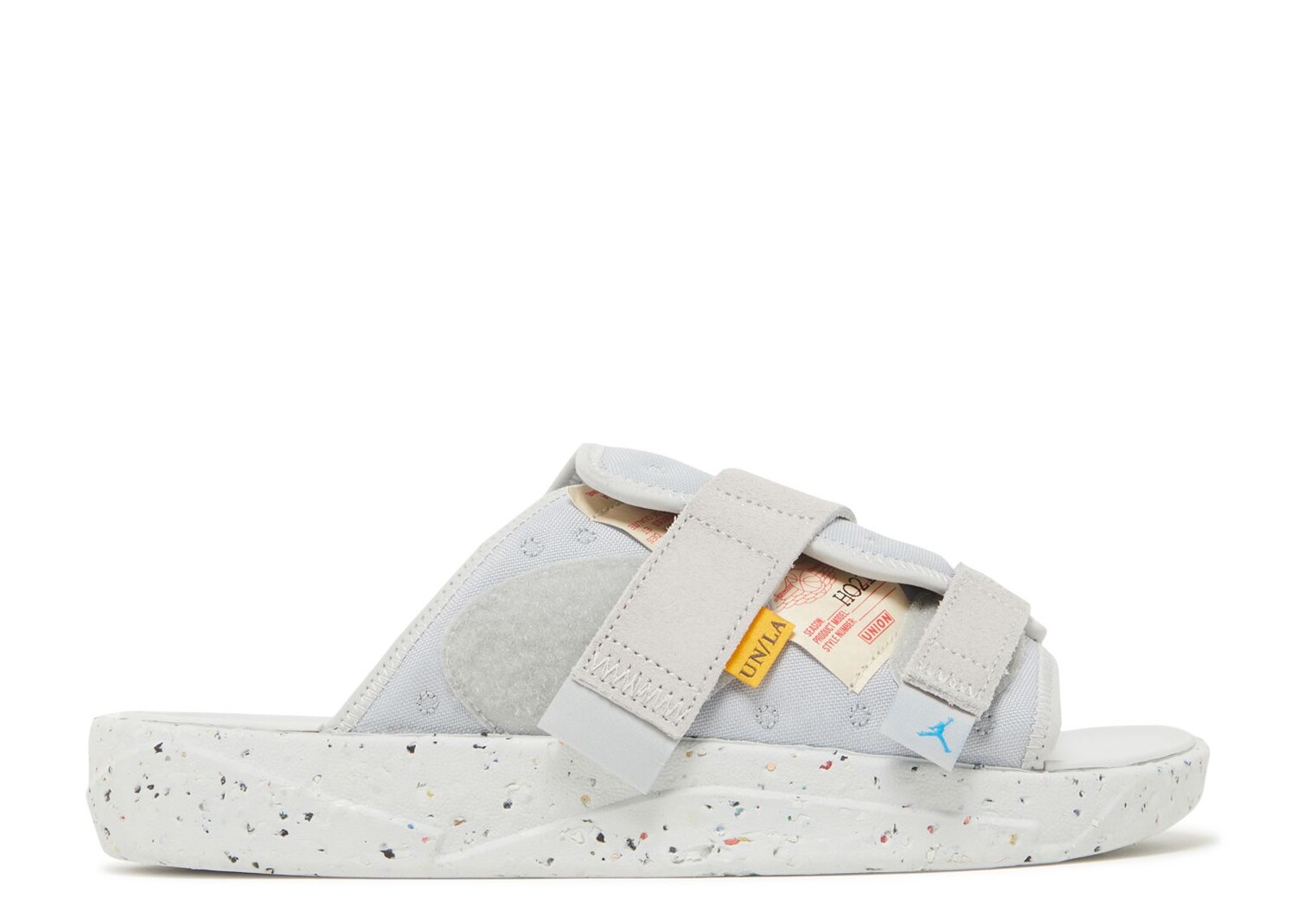

Кроссовки Air Jordan Union La X Jordan Crater Slide 'Grey Fog', серый
