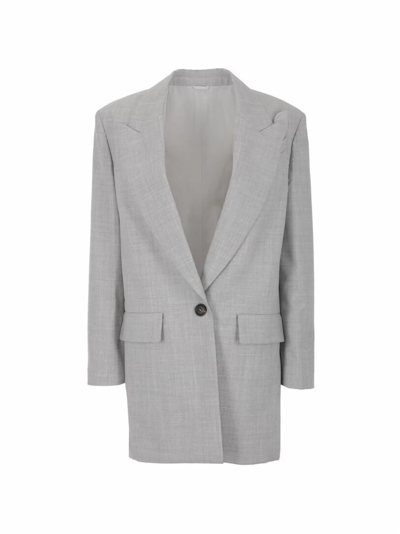 

Однобортный жакет из шерсти Brunello Cucinelli