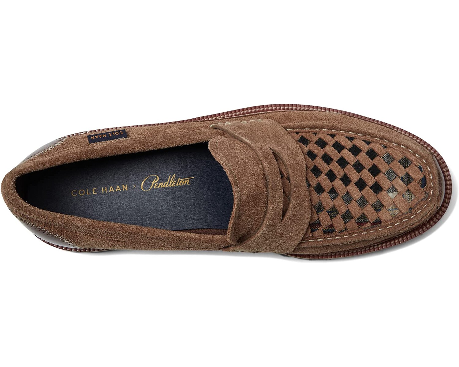 

Лоферы Cole Haan X Pendleton American Classics Penny Cole Haan, пиломатериал
