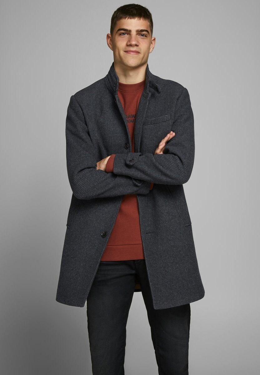 

Пальто короткое Jack & Jones Premium, темно-серый
