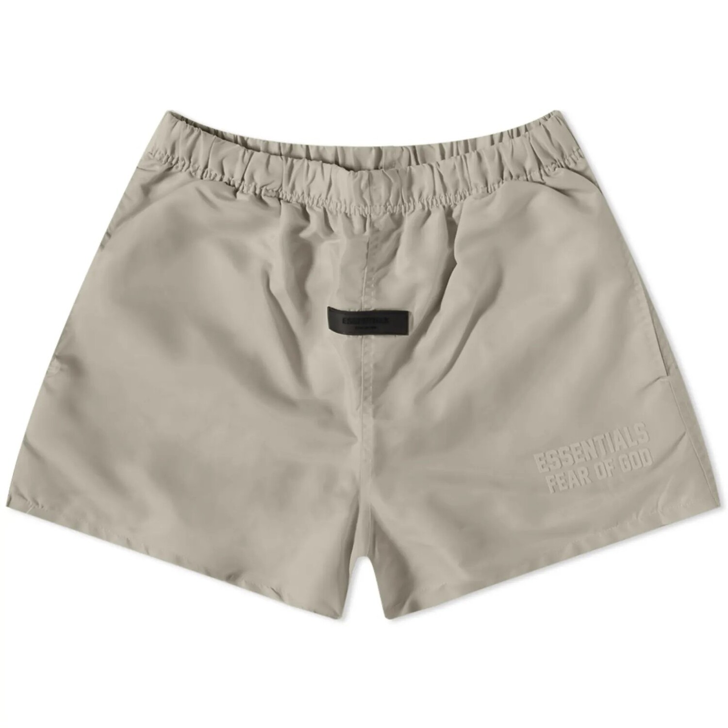 

Шорты Fear Of God Essentials Logo Running, серо-бежевый