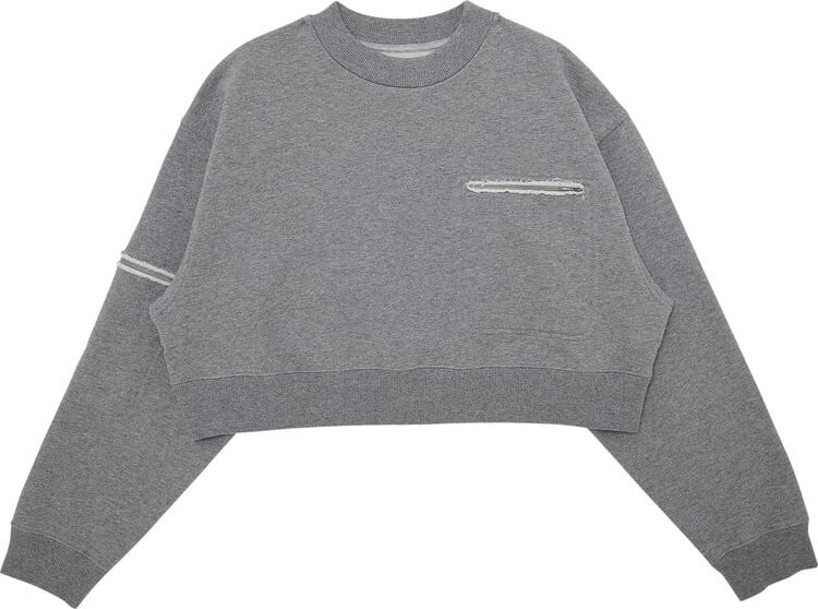 

Толстовка MM6 Maison Margiela Sweatshirt 'Grey Melange', серый