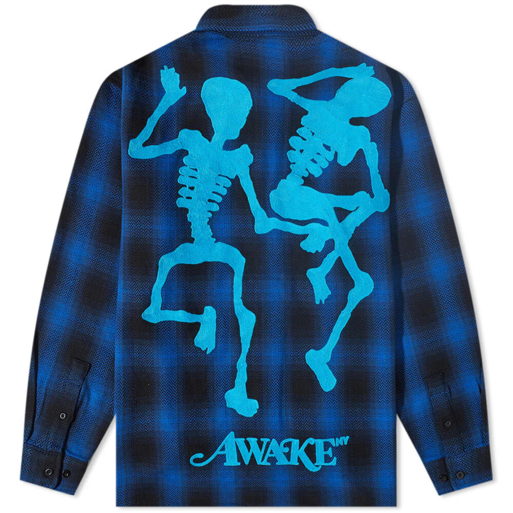 

Рубашка Awake NY End & Beginning Embroidered Flannel Shirt