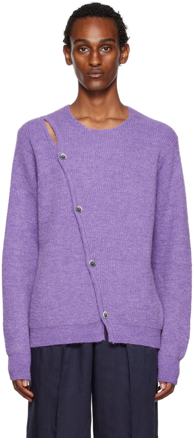 

Фиолетовый Кардиган Le Papier 'Le Cardigan Pau' Jacquemus