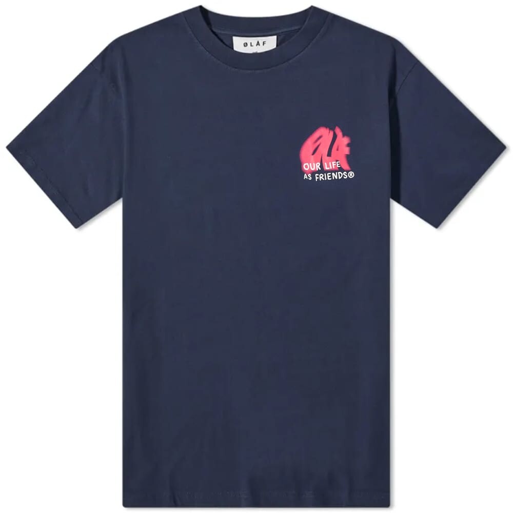 

Футболка Olaf Hussein Blur Tee, Серый