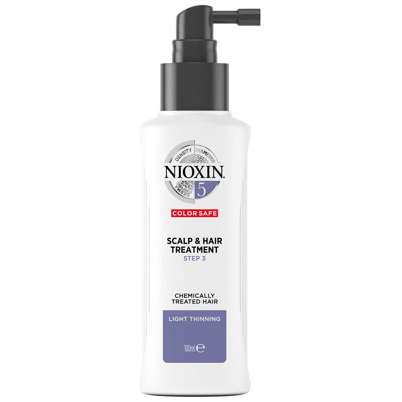 

Nioxin Scalp & Hair Treatment 5 средство для слегка редеющих и химически обработанных волос, 100 мл