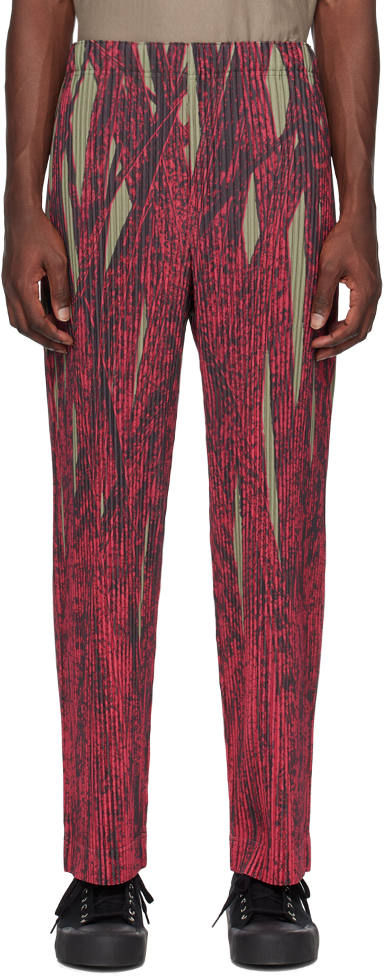 Полевые брюки из красной травы Homme Plissé Issey Miyake фартук приталенный полевые травы размер