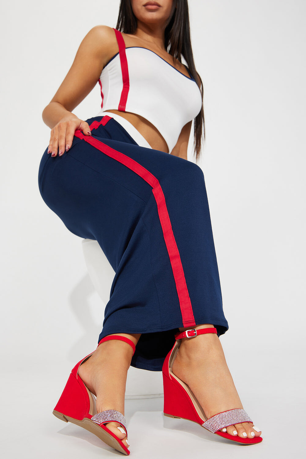 

Туфли танкетки Fashion Nova KELLIE27, красный