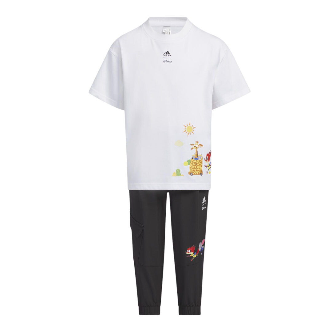 

Спортивный костюм Adidas х Disney Animal Square City, белый/черный