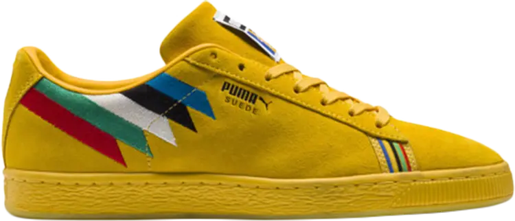 

Кроссовки Puma Suede PWR Thru Peace Africa, желтый