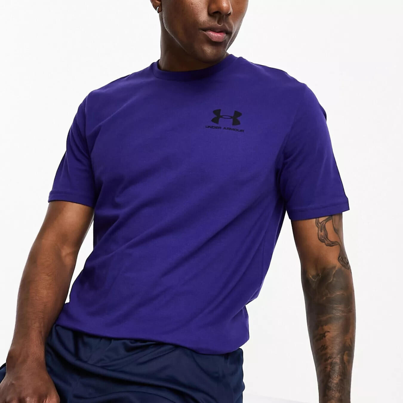 

Футболка Under Armour Sportstyle With Logo, темно-синий