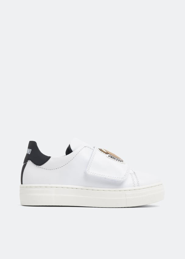 

Кроссовки MOSCHINO Shark & Teddy Bear sneakers, белый