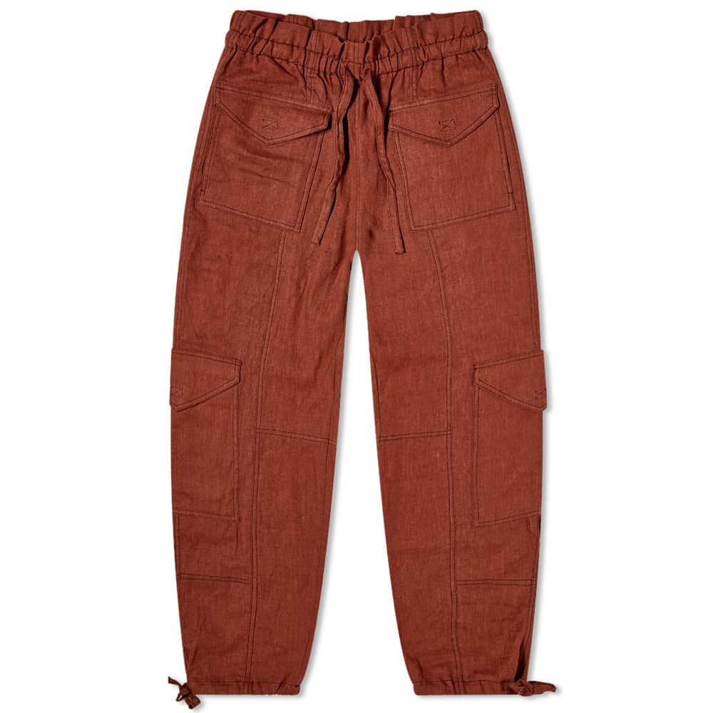 

Брюки GANNI Hemp Cargo Trouser, Коричневый