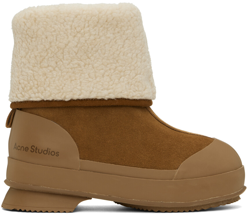 

Коричневые двусторонние ботинки Acne Studios