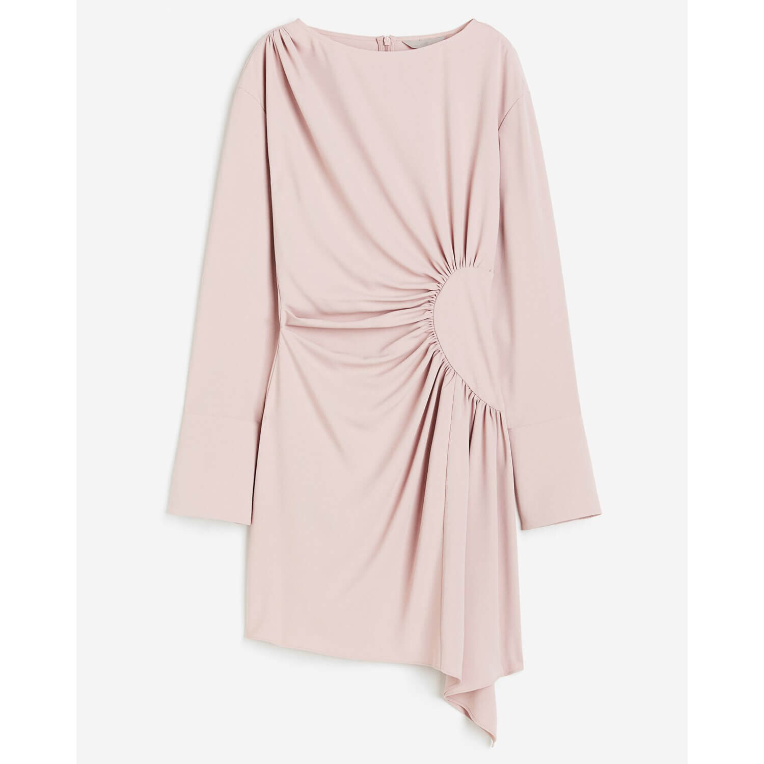

Платье H&M Draped Creped, светло-розовый