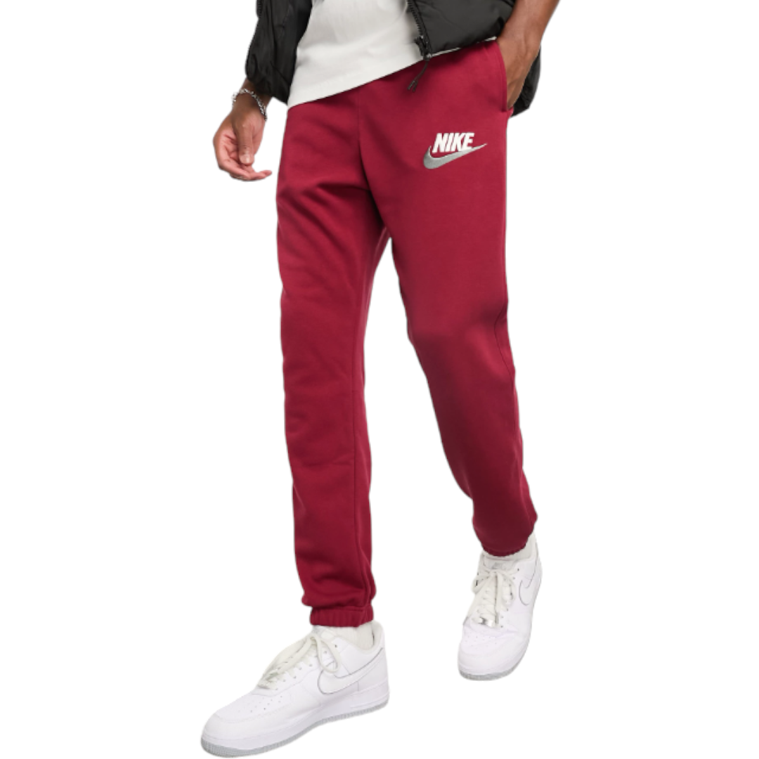 Джоггеры Nike Club Swoosh Logo, красный цена и фото