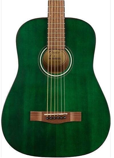 

Акустическая гитара Fender FA-15 в масштабе 3/4 с чехлом зеленого цвета Fender FA-15 3/4 Scale Guitar with Gig Bag