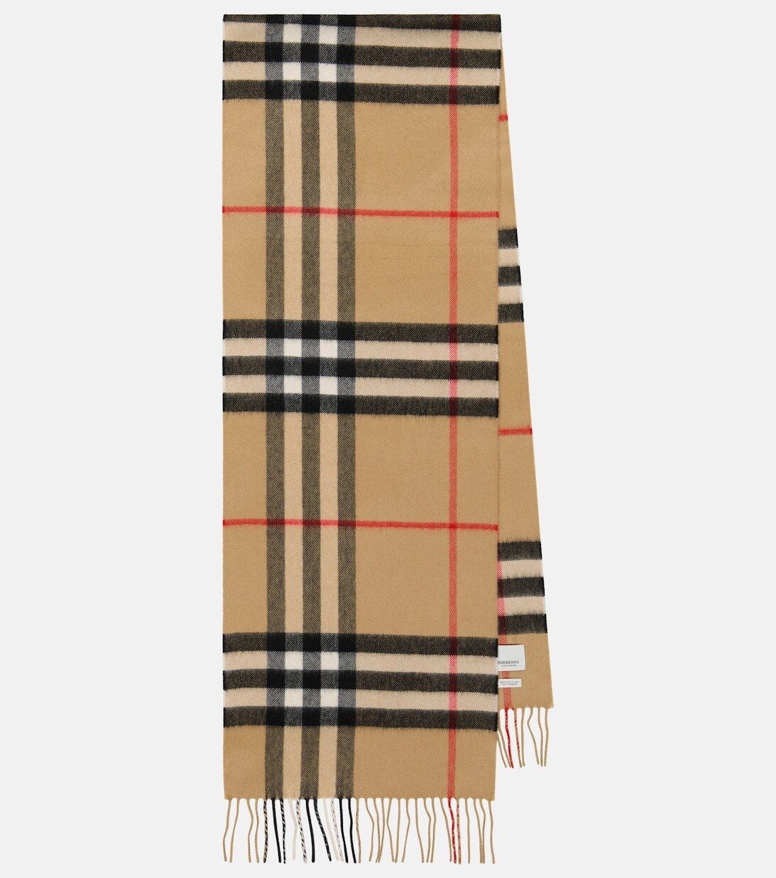 

Архив Шарф из кашемира в клетку Burberry, бежевый